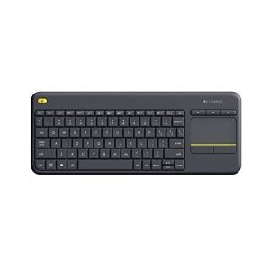 Tipkovnica Logitech K400 PLUS Wireless Touch, Unifying, črna, SLO