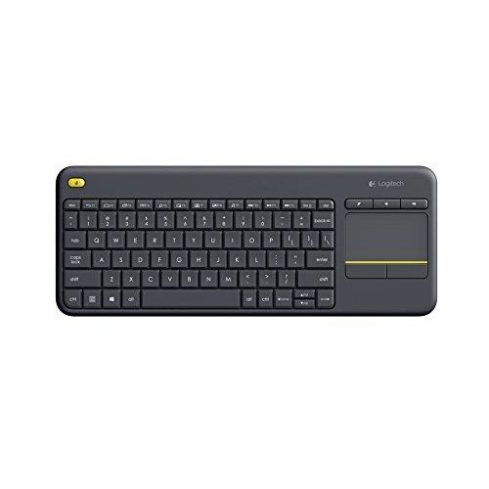 Tipkovnica Logitech K400 PLUS Wireless Touch, Unifying, črna, SLO