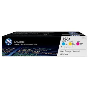Toner HP CF341A 126A (komplet 3 tonerjev), original