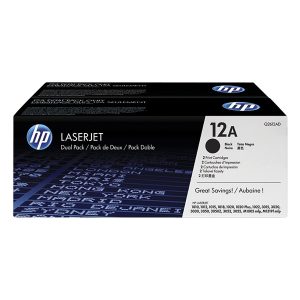 Toner HP Q2612AD (črna), dvojno pakiranje, original