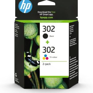 Komplet kartuš HP X4D37AE (nr.302 črna nr.302 barvna), original