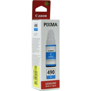Črnilo za Canon GI-490 (0664C001AA) (G1400/2400/3400) (modra), original