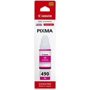 Črnilo za Canon GI-490 (0665C001AA) (G1400/2400/3400) (škrlatna), original