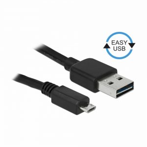Kabel USB A-B mikro EASY 2m obojestranski Delock