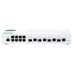 QNAP 12 port stikalo 4x 10Gb, 8x 1Gb