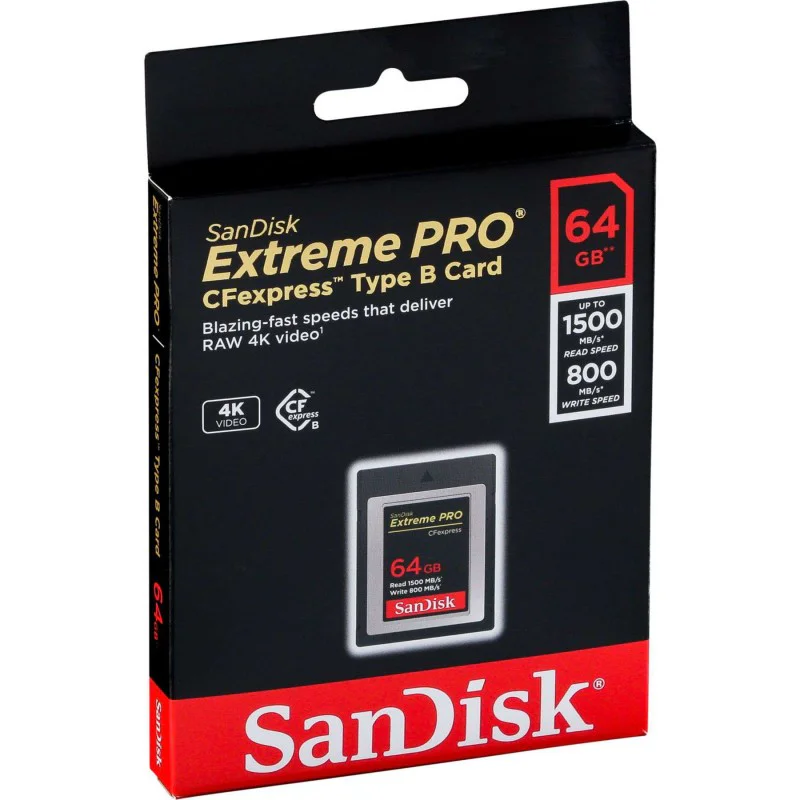 CFexpress SanDisk Extreme PRO 64GB, Type B