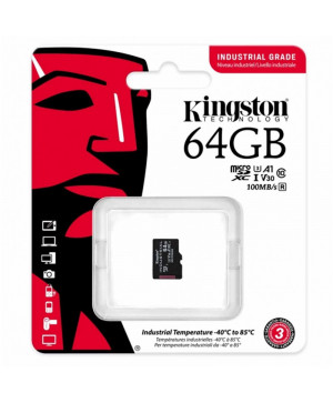 SDXC Kingston micro 64GB INDUSTRIAL, Class 10, UHS-I, U3, V30, A1