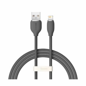 Kabel Apple USB A/Lightning 1.2m 2.4A Silica gel črn Baseus