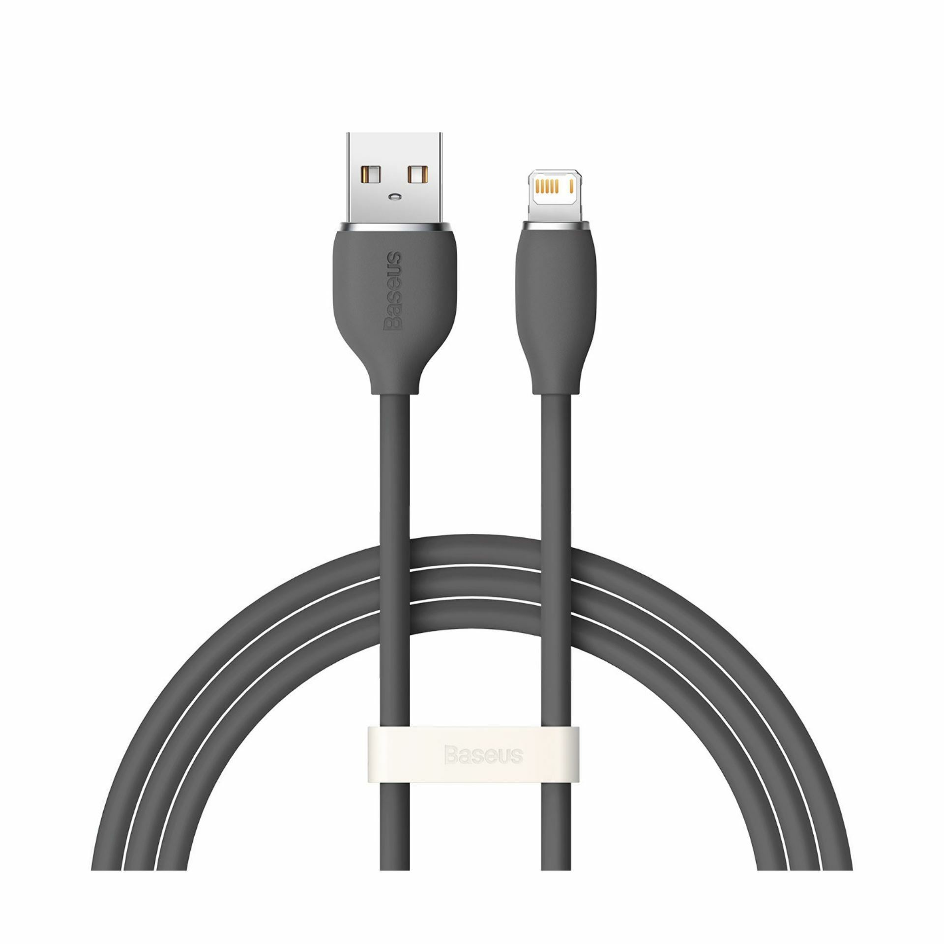 Kabel Apple USB A/Lightning 1.2m 2.4A Silica gel črn Baseus