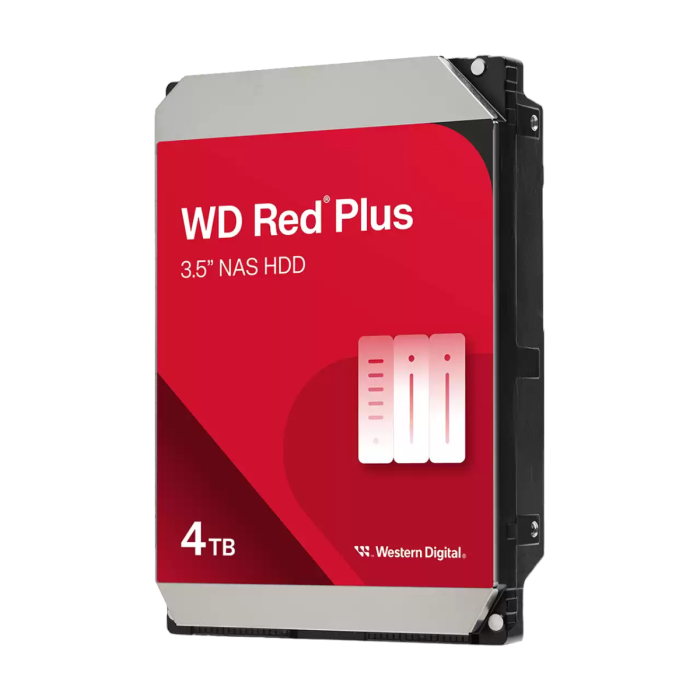 WD trdi disk 4TB SATA3, 6Gb/s, 5400obr, 256MB RED PLUS
