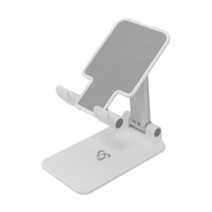 SBOX namizni nosilec za telefone sivo bel PS-09