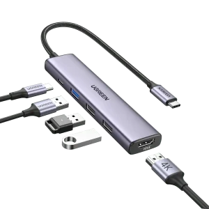 UGREEN 5v1 USB-C 4K HDMI, 100W, 4K@30Hz HDMI