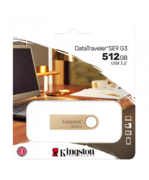USB disk Kingston 512GB DT SE9 G3, 3.2, 220/100MB/s, kovinski