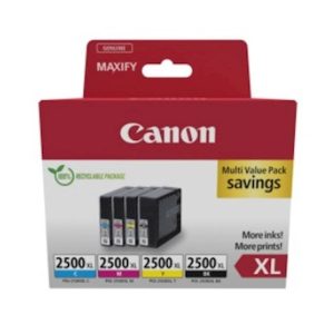KOMPLET CANON PGI-2500XL MULTI CYAN, MAGENTA, RUMENA, ČRNA
