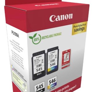 KOMPLET CANON PG-545 / CL-546 IN FOTO PAPIR ZA MG2450/2550