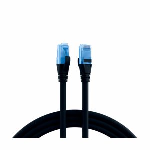 EFB patch UTP CAT.6A  0,15m premium črn