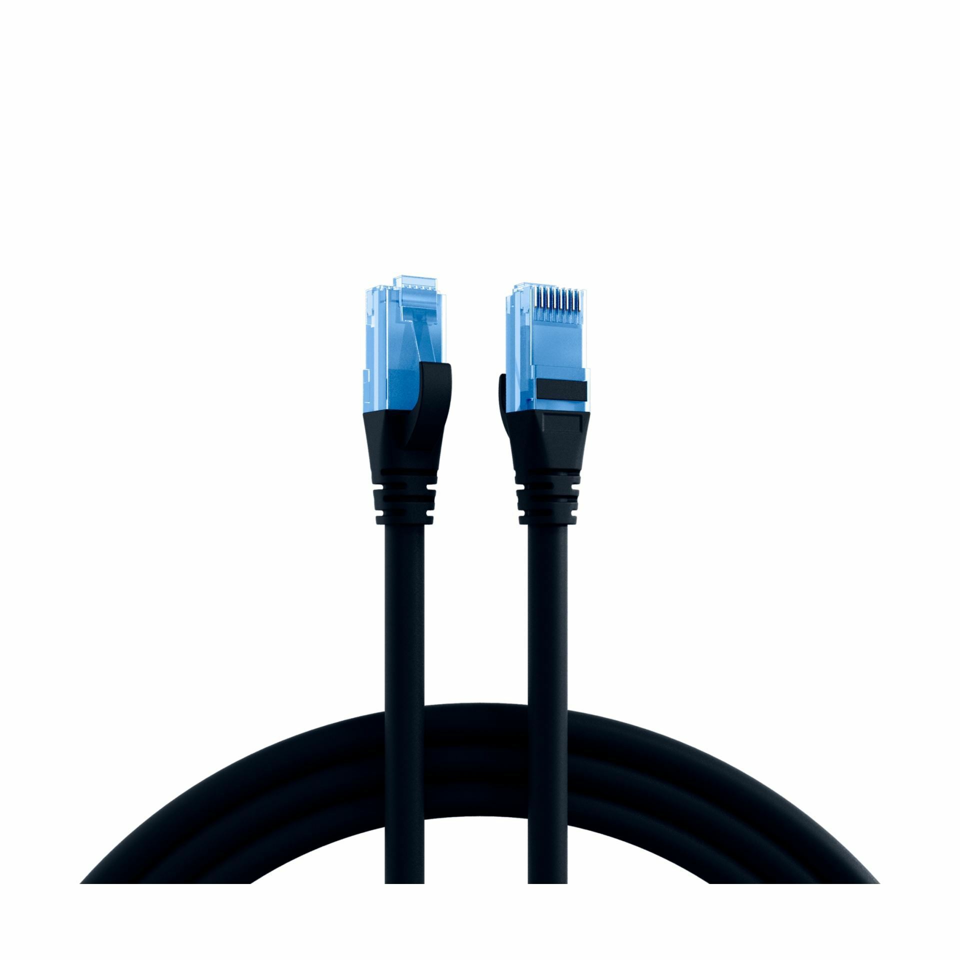 EFB patch UTP CAT.6A 0,15m premium črn