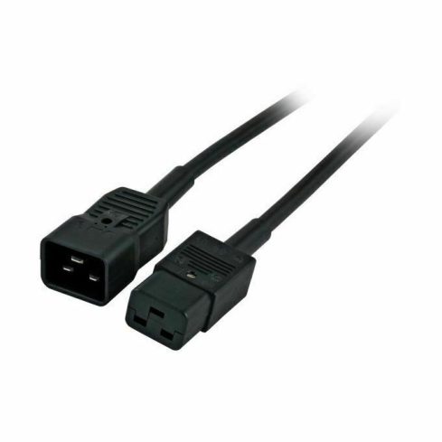 EFB napajalni kabel 220V podaljšek 2,5m C19-C20 črn