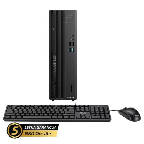 ASUS ExpertCenter D5 SFF Core i7-14700 32GB 1TB Windows 11 Pro tipkovnica miška namizni računalnik (D501SER-WB75D0X)