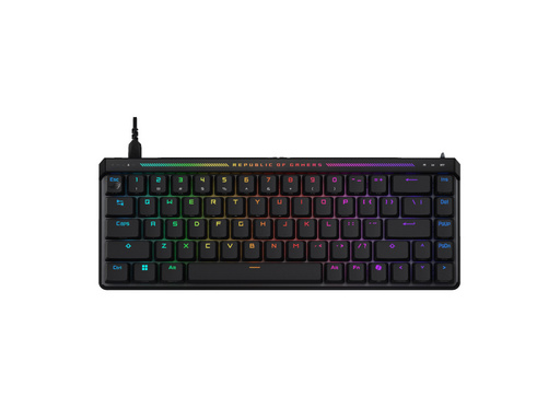 Tipkovnica ASUS ROG Falchion Ace HFX, ROG HFX Magnetic Analog, RGB, USB, črna, US
