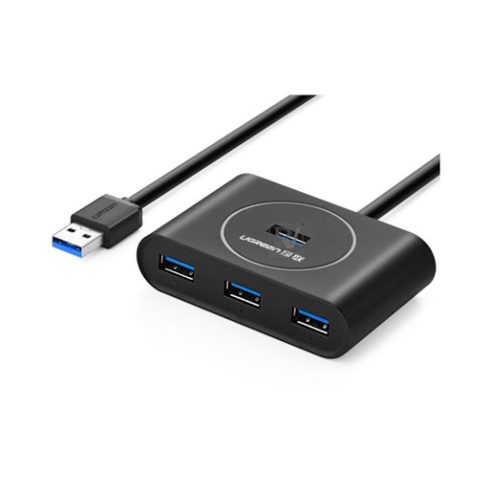Ugreen USB 3.0 4 Ports Hub črn 0,5m - box