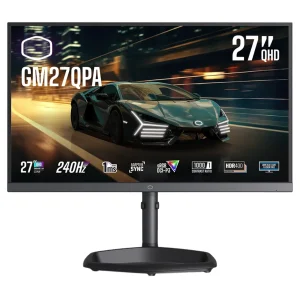 Monitor 27'' (69 cm) QHD IPS, 240Hz, 2xHDMI, 2xDisplayPort, zvočniki, Cooler Master GM27QPA