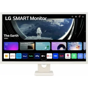 Monitor LG 31,5" 32SR50F-W Smart, IPS, 1920x1080, 2x HDMI, bel, zvočnik