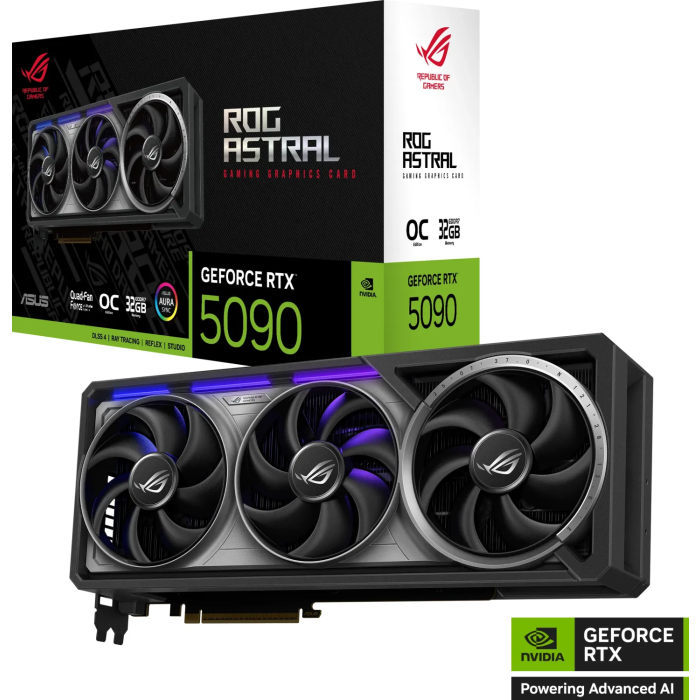 Grafična kartica ASUS ROG Astral GeForce RTX 5090 OC, 32GB GDDR7, PCI-E 5.0