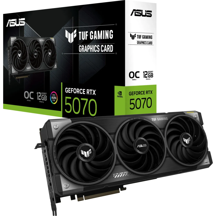 Grafična kartica ASUS TUF Gaming GeForce RTX 5070, 12GB GDDR7, PCI-E 5.0