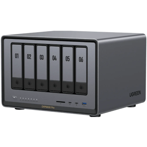 Ugreen NASync DXP6800 Pro za 6+2 diska, Intel i5-1235u, 8GB DDR5, 2x 10Gbe mreža