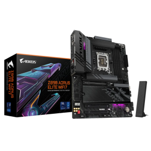 GIGABYTE Z890 AORUS ELITE WIFI7, DDR5, SATA3, USB4, DP, 2.5GbE, WIFI 7, LGA1851 ATX