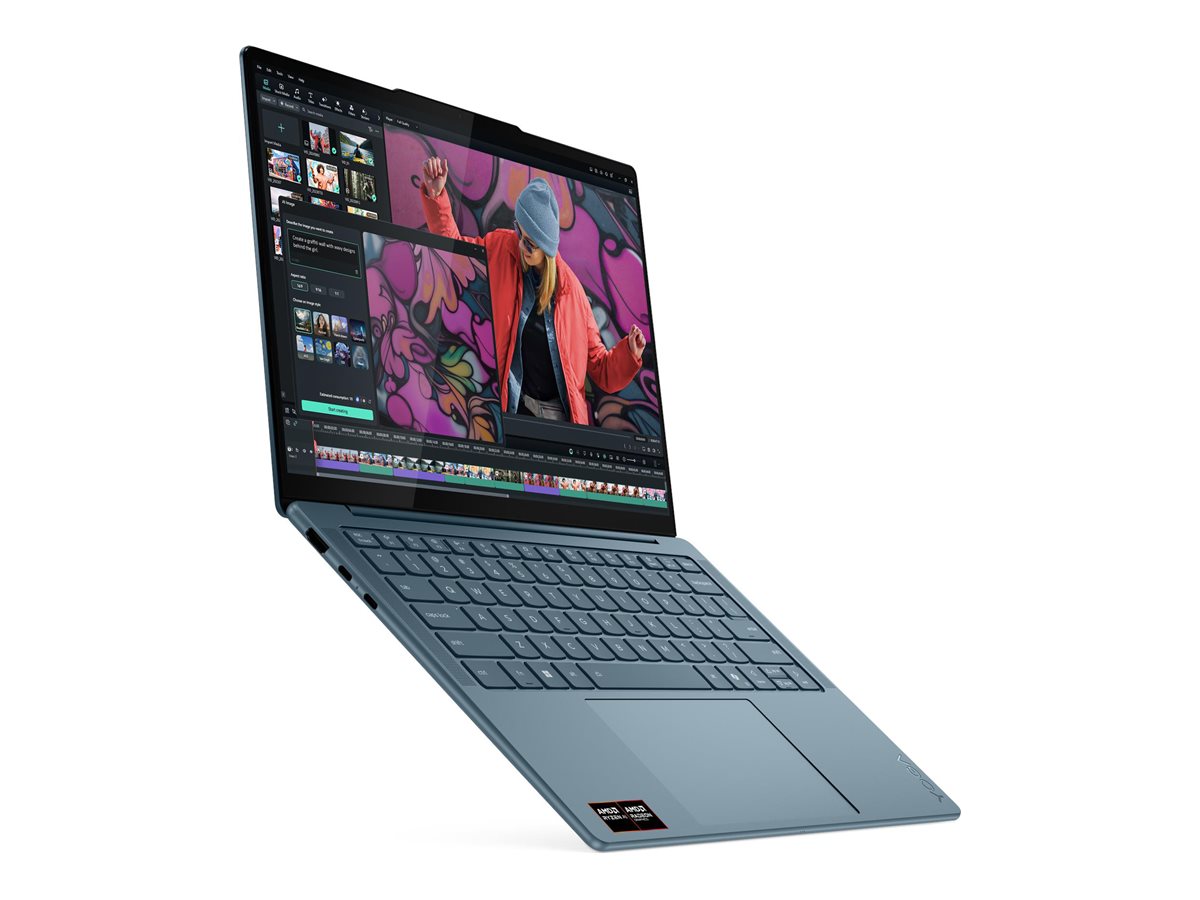 LENOVO Yoga Slim 7 AMD Ryzen AI 7 350 14inch WUXGA OLED 16GB 1TB UMA W11H Tidal Teal 2y - slika 2