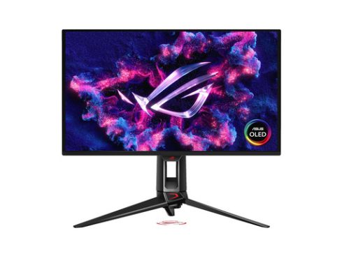 Monitor 26.5'' (67 cm) 4K OLED 240Hz HDR10, 2xHDMI, DisplayPort, USB-C DP Alt, zvočniki, ASUS ROG Swift PG27UCDM