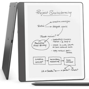 E-bralnik Amazon Kindle Scribe 2024, 10.2'' 16GB WiFi, 300dpi, Premium Pen, USB-C, siv