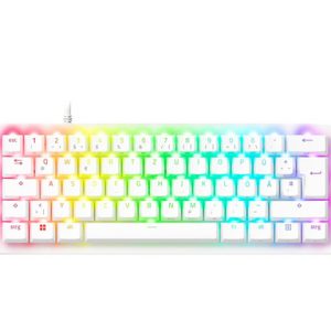 Tipkovnica Razer Huntsman V3 Pro Mini, Bela, RGB, PBT, Analogna stikala Gen2, SLO g.