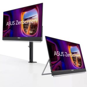 Prenosni monitor 22'' (55 cm) FullHD IPS 100Hz, HDMI, USB-C, PD, 2.1 zvočniki, ASUS ZenScreen MB229CF