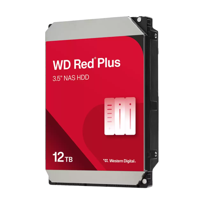 WD 12TB Red Plus 3,5" SATA 6Gb/s 7200rpm 512MB HDD disk