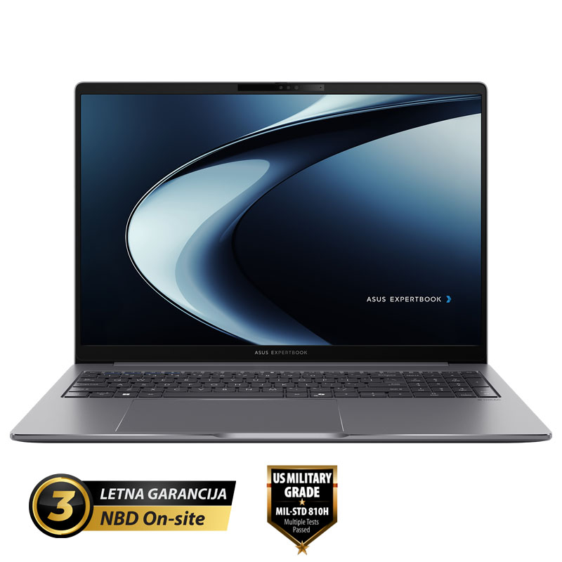 ASUS ExpertBook P3 16" (40,64cm) WUXGA Ryzen AI 5 330 16GB 1TB prenosni računalnik Windows 11 Home PM3606CKA-WB63D0H