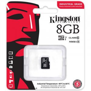 KINGSTON Industrial microSD 8GB UHS-I Speed Class10 adapter SDCIT2/8GB spominska kartica