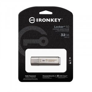 KINGSTON IronKey Locker+ 50 32GB USB 3.2 Gen 1 XTS-AES IKLP50/32GB USB ključ