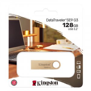 KINGSTON DataTraveler SE9 G3 128GB USB 3.2 Gen1 DTSE9G3/128GB zlat USB ključ