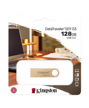 KINGSTON DataTraveler SE9 G3 128GB USB 3.2 Gen1 DTSE9G3/128GB zlat USB ključ