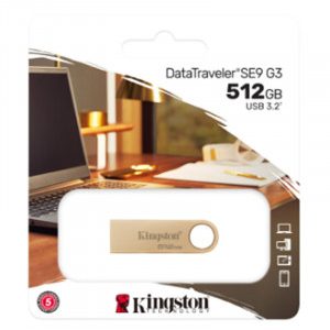 KINGSTON DataTraveler SE9 G3 512GB USB 3.2 Gen1 DTSE9G3/512GB zlat USB ključ