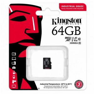 KINGSTON Industrial microSD (SDXC) 64GB Class 10 UHS-I U3 SDCIT2/64GB spominska kartica