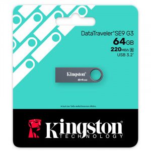 KINGSTON DataTraveler SE9 G3 64GB USB 3.2 Gen1 KE-U2X64-1AC dark nickel USB ključ