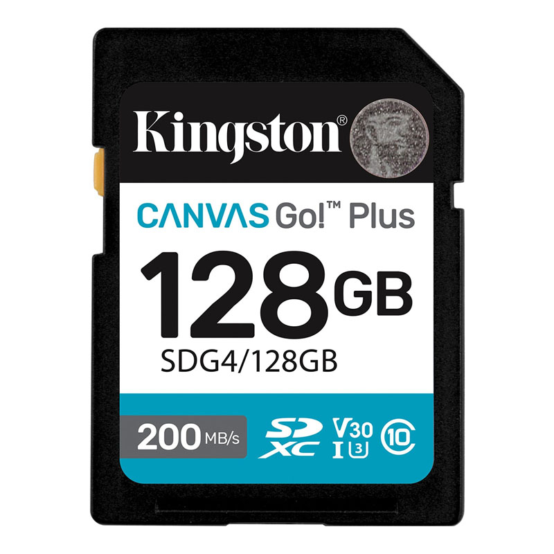 KINGSTON Canvas Go Plus SD 128GB Class10 UHS-I U3, V30, 4K UHD SDG4/128GB spominska kartica - slika 2