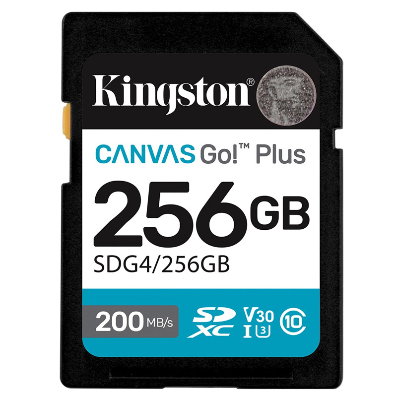 KINGSTON Canvas Go! Plus SD 256GB Class 10 UHS-I U3 V30 SDG4/256GB spominska kartica - slika 2