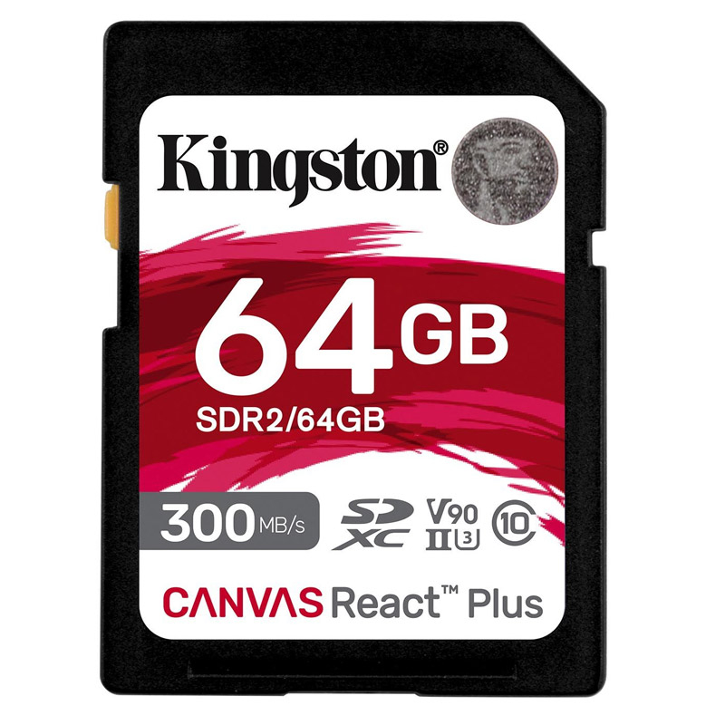 KINGSTON Canvas React Plus SD 64GB Class10 UHS-II SDR2/64GB spominska kartica - slika 2