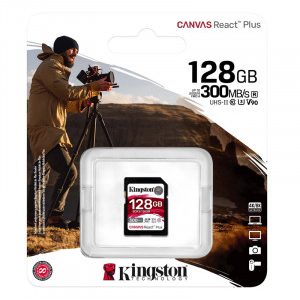 KINGSTON Canvas React Plus SD 128GB Class10 UHS-II SDR2/128GB spominska kartica