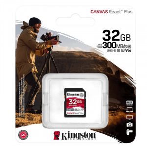 KINGSTON Canvas React Plus SD 256GB Class10 UHS-II SDR2/256GB spominska kartica